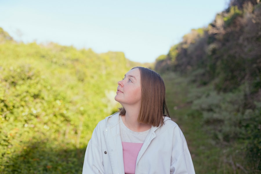 Photo diaphragmatic breathing