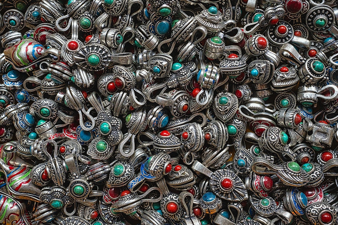 Photo clean silver jewelry