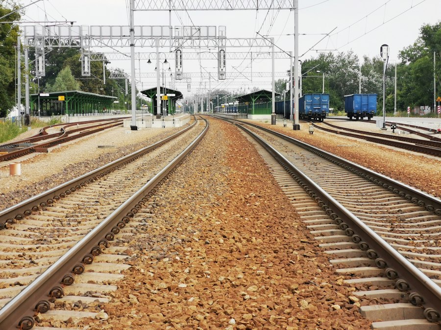 Photo transportation of goods by railway