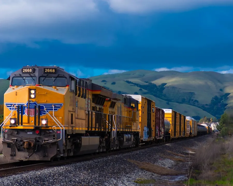 Photo railway transportation overview